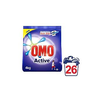 Omo Active Fresh Beyazlar iin Toz amar Deterjan 4 kg 26 Ykama