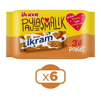 lker kram Fndkl Kremal Biskvi 3x84 gr X 6 Adet