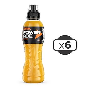 Powerade Sun Rush 500 Ml Portakall Spor ecei x 6 Adet