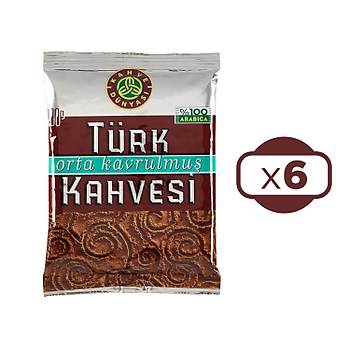 Kahve Dnyas Orta Kavrulmu Trk Kahvesi 100 gr - 6 l