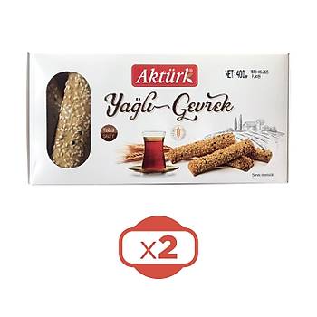 Aktrk Yal Gevrek 400 gr Tuzlu x 2 Adet