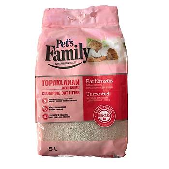 Pets Family Topaklanan Kedi Kumu Parfmsz 5 L