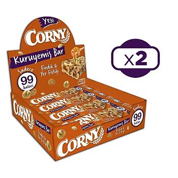 CORNY Tahl Bar Fndk Ve Yerfst 20 Gr X 12 Adet x 2 Kutu