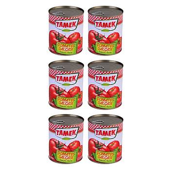 Tamek Domates Salas 830 gr x 6 Adet