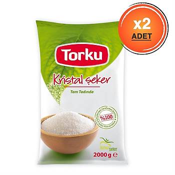 Torku Kristal Toz eker 2 x 2 KG