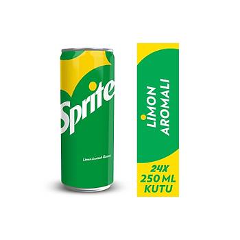 Sprite 250 ml Kutu x 24 Adet