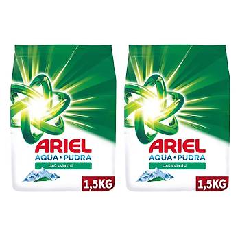 Ariel Da Esintisi 1,5 Kg Aquapudra Toz amar Deterjan x 2 Adet