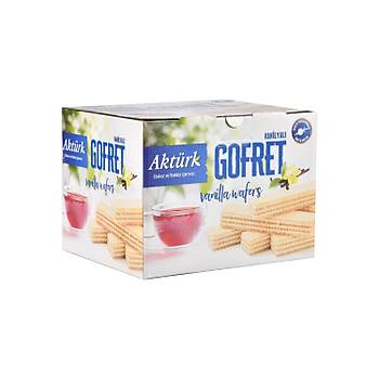 Aktrk Gofret Vanilyal 800 gr x 2 Kutu