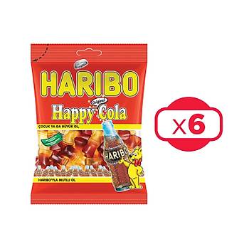 Haribo Happy-Cola 80 gr x 6 Adet