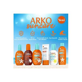 Arko Suncare Spf50 ok Yksek Korumal Yz Gne Kremi 50 ml