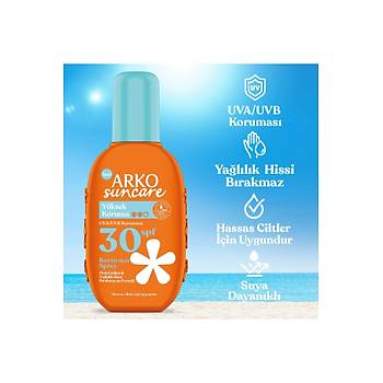 Arko Suncare Spf30 Yksek Korumal Vcut Gne Spreyi 200 ml