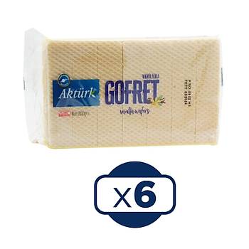 Aktrk Sade Gofret 200 gr 6 l