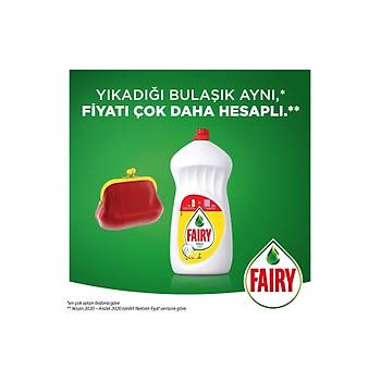 Fairy Bulak Deterjan 1000 ml Limon x 2 Adet