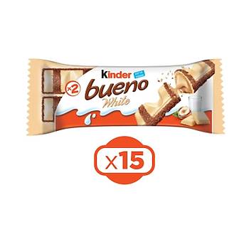 Kinder Bueno White 39 gr X 15 Adet