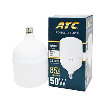 ATC Led Bulb Ampul 50 W Beyaz Ik x 4 Adet