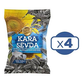 Kara Sevda Ay ekirdei 250 gr Bol Tuzlu x 4 Paket (1 kg)