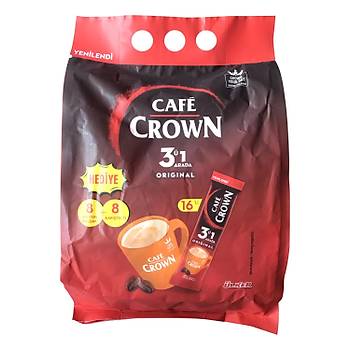 Cafe Crown 31 Arada 16 l Kahve / Karton Bardak ve Kartrc Hediyeli Set