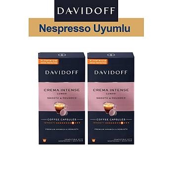 Davidoff Nespresso Uyumlu Kapsl Kahve Crema Intense 2 x 10 adet