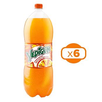 Yedign Portakal Meyveli Gazoz 2,5 Lt X 6 Adet