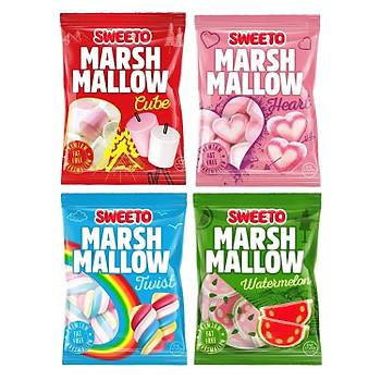 SWEETO Marshmallow 140 gr 4 l Karma Paket