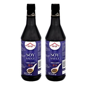 Akaji Soya Sosu 750 ml x 2 Adet