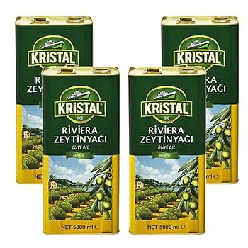 Kristal Riviera Zeytinya Teneke 4 x 5 L