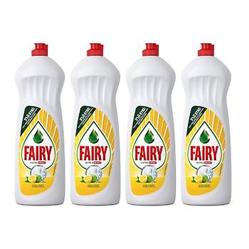 Fairy Bulak Deterjan 1000 ml Limon x 4 Adet