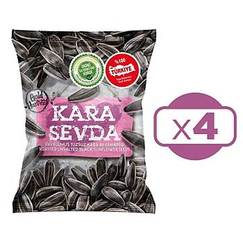 Kara Sevda Ay ekirdei 225 gr Tuzsuz x 4 Paket (1 kg)