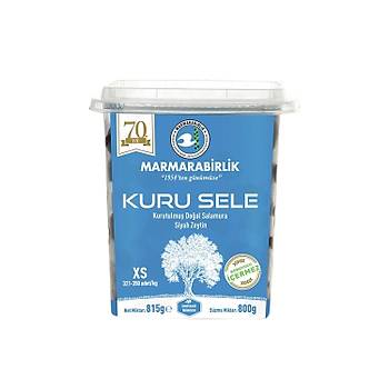 Marmarabirlik Kuru Sele Zeytin 800 g. XS (321-350 adet/kg)