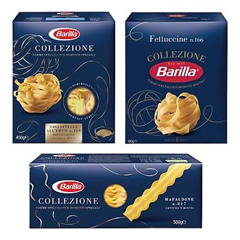 Barilla Collezione zel Seri 3 l Makarna Seti 