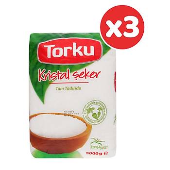 Torku 5 kg Toz eker x 3 Adet (15kg)