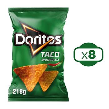 Doritos Taco Baharatl 218 gr Mega Paket x 8 Adet