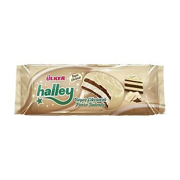 lker Halley Beyaz ikolata Kaplamal Sandvi Biskvi 210g x 6 Adet