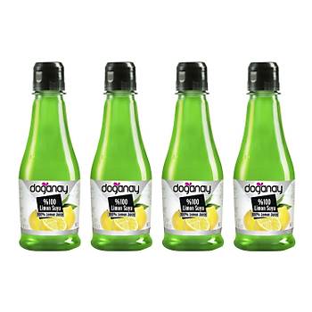 Doanay %100 Limon Suyu 500 ml x 4 Adet Pet