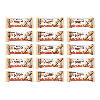 Kinder Bueno White 39 gr X 15 Adet