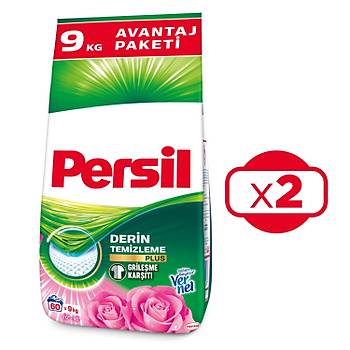 Persil 9 kg Gln Bys 60 Ykama Avantaj Paketi 2 li (18 kg)