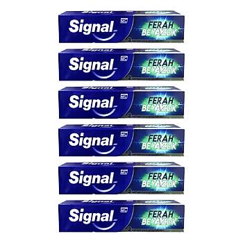 Signal Ferah Beyazlk 50 ml Di Macunu x 6 Adet