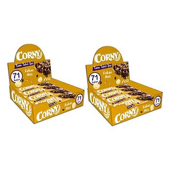 CORNY Kakao Muz Tam Tahl Bar 12 Adet X 17g x 2 Kutu