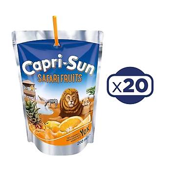 Capri - Sun Safari Meyve Suyu 200 ml x 20 Adet