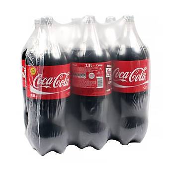 Coca Cola 2,5 Lt x 6 l