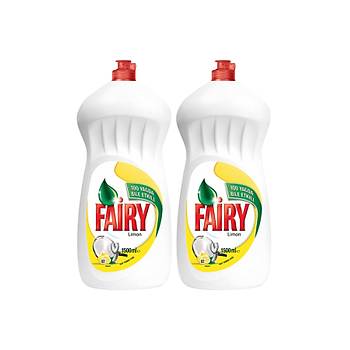 Fairy Bulak Deterjan 1500 ml Limon x 2 Adet