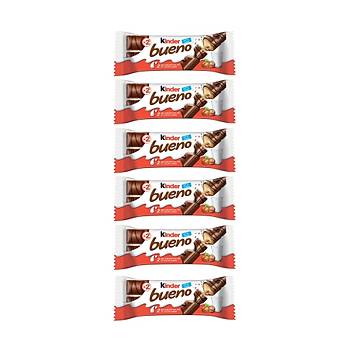 Kinder Bueno 43 Gr X 6 Adet