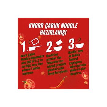 Knorr abuk Noodle Seti 15 li (Kri-Tavuk-Acl Domates)