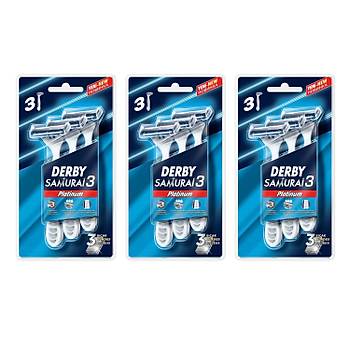 Derby Samurai 3 Platinum 3'l Blister x 3 Adet