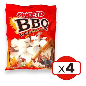 SWEETO BBQ Marshmallow 250gr x 4 Adet 