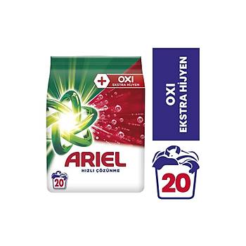 Ariel Oxi Beyazlara zel Aqua Pudra Toz amar Deterjan 3 Kg