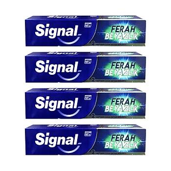 Signal Ferah Beyazlk 50 ml Di Macunu x 4 Adet