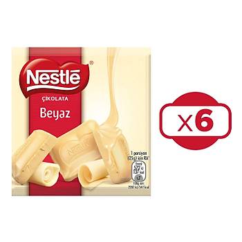 Nestle Beyaz Kare ikolata 60 Gr 6'l Paket