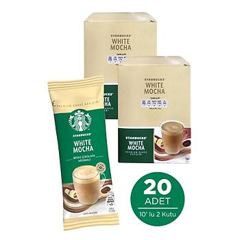 Starbucks White Mocha Premium Kahve Karm 24 Gr X 20 Paket