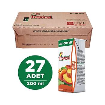 Aroma Tropical eftalili 200 Ml Meyve Suyu 27 Li Koli